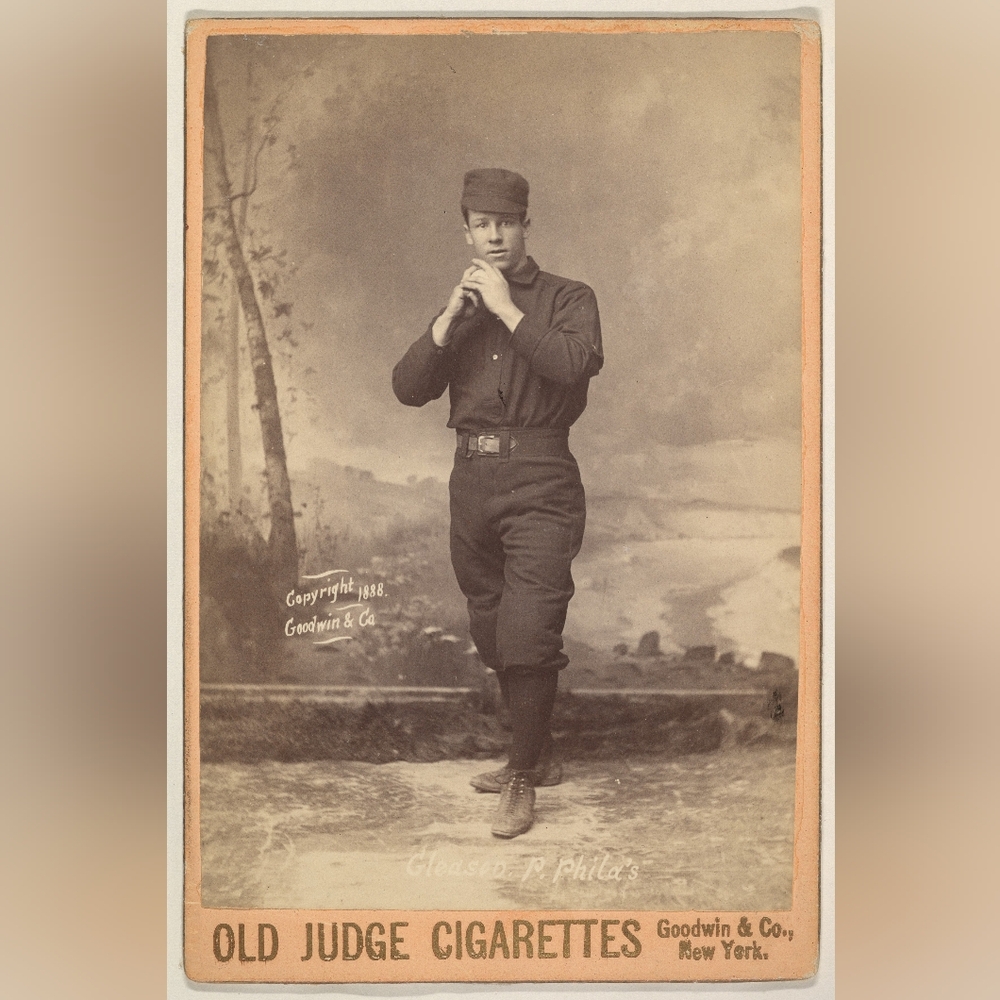 Vintage Baseball Player Print